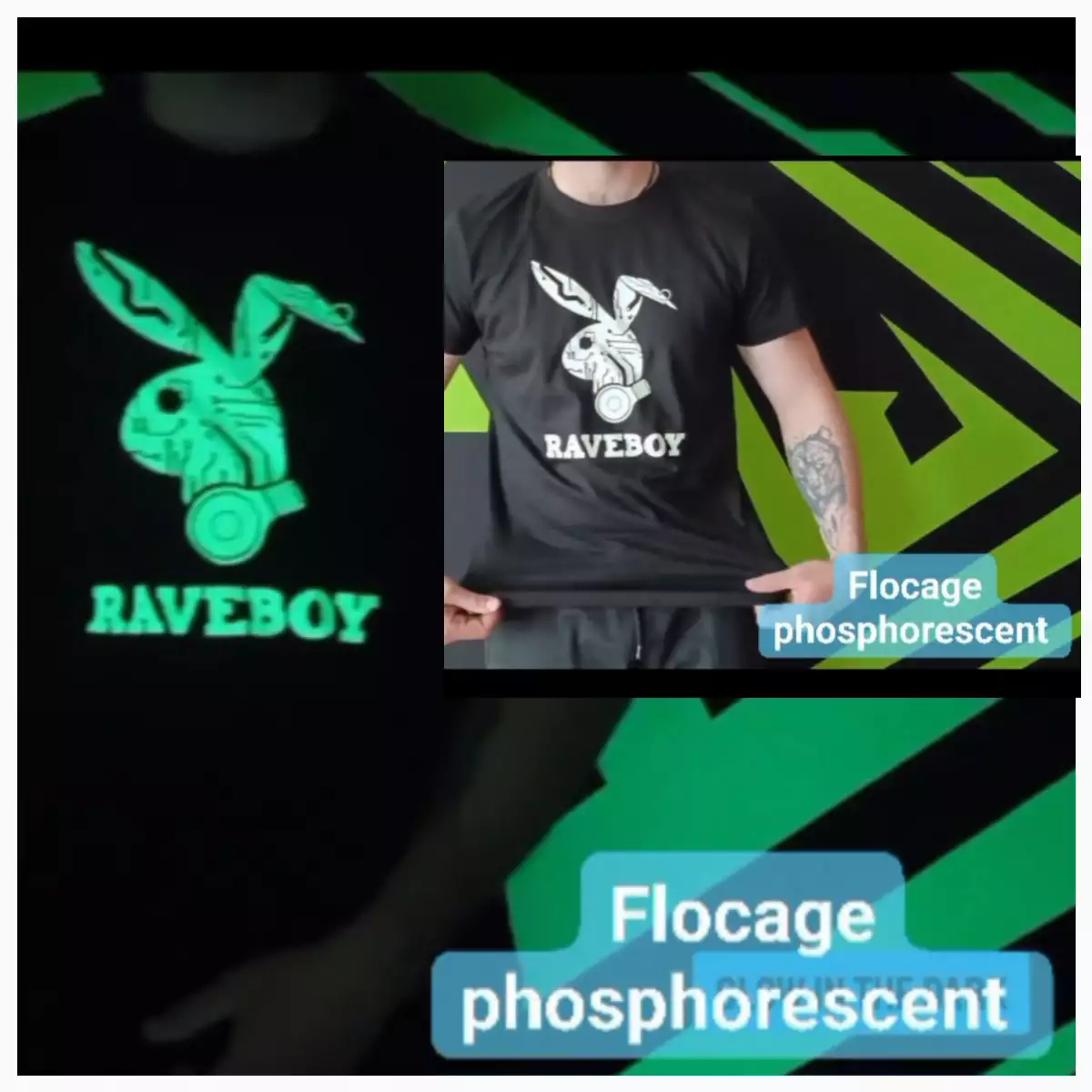 Tee-shirt Phosphorescent à personnaliser